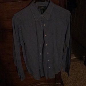 Beautiful Ralph Lauren woman’s long sleeve button down shirt, never worn